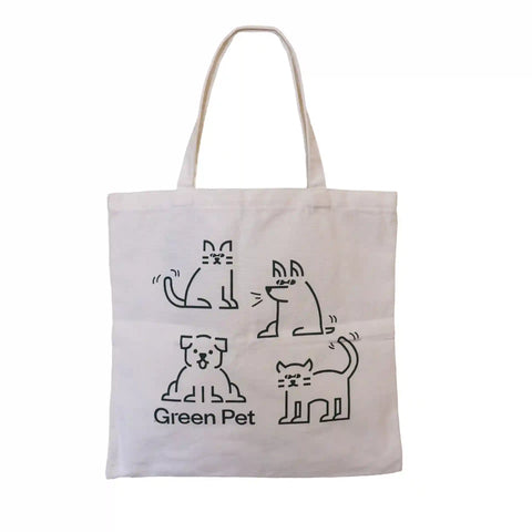 Organic Pet Print Tote Bag